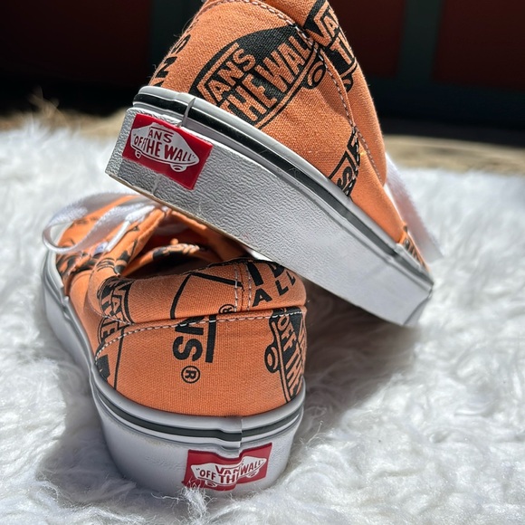 Unisex 🛹Vans Era Logo Mix Tangerine - Orange Low-top Sneakers, M/6.5,W/8 - Picture 5 of 14